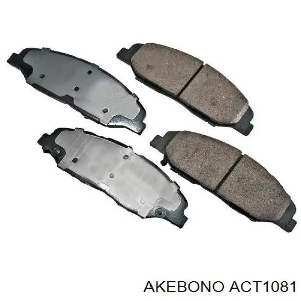 Колодки гальмівні передні, дискові ACT1081 Akebono