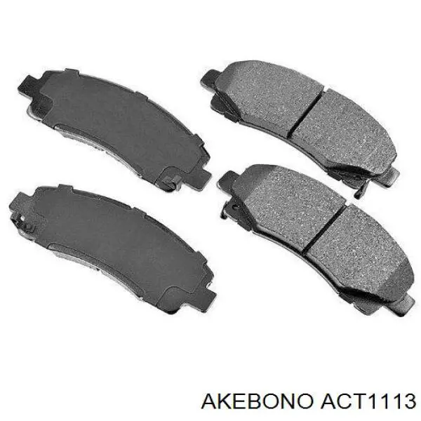 Задні гальмівні колодки ACT1113 Akebono