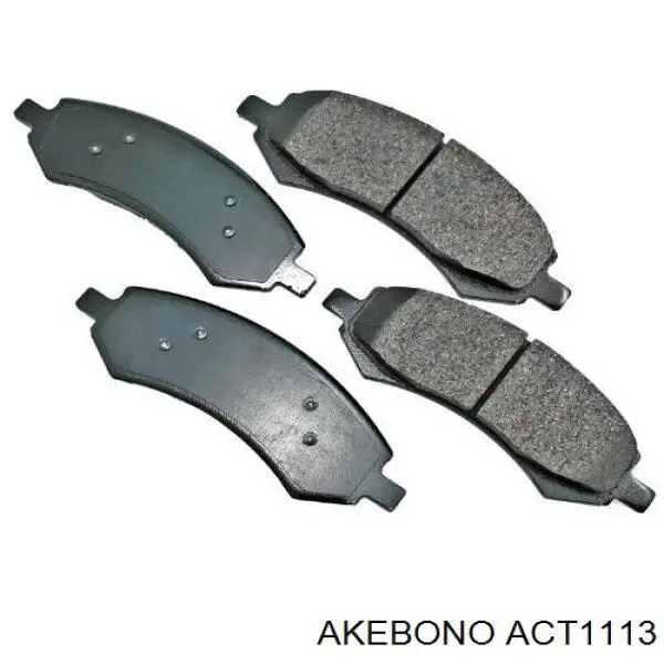 ACT1113 Akebono Колодки гальмівні задні, дискові