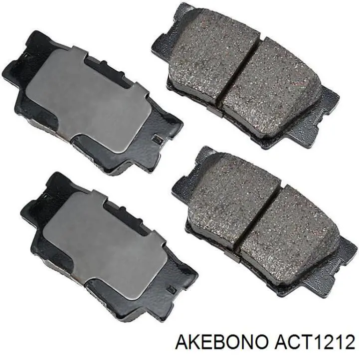 Задні гальмівні колодки ACT1212 Akebono