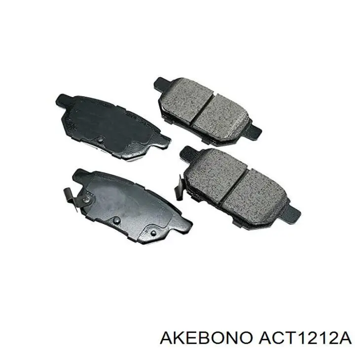Купити ACT1212A Akebono Задні колодки