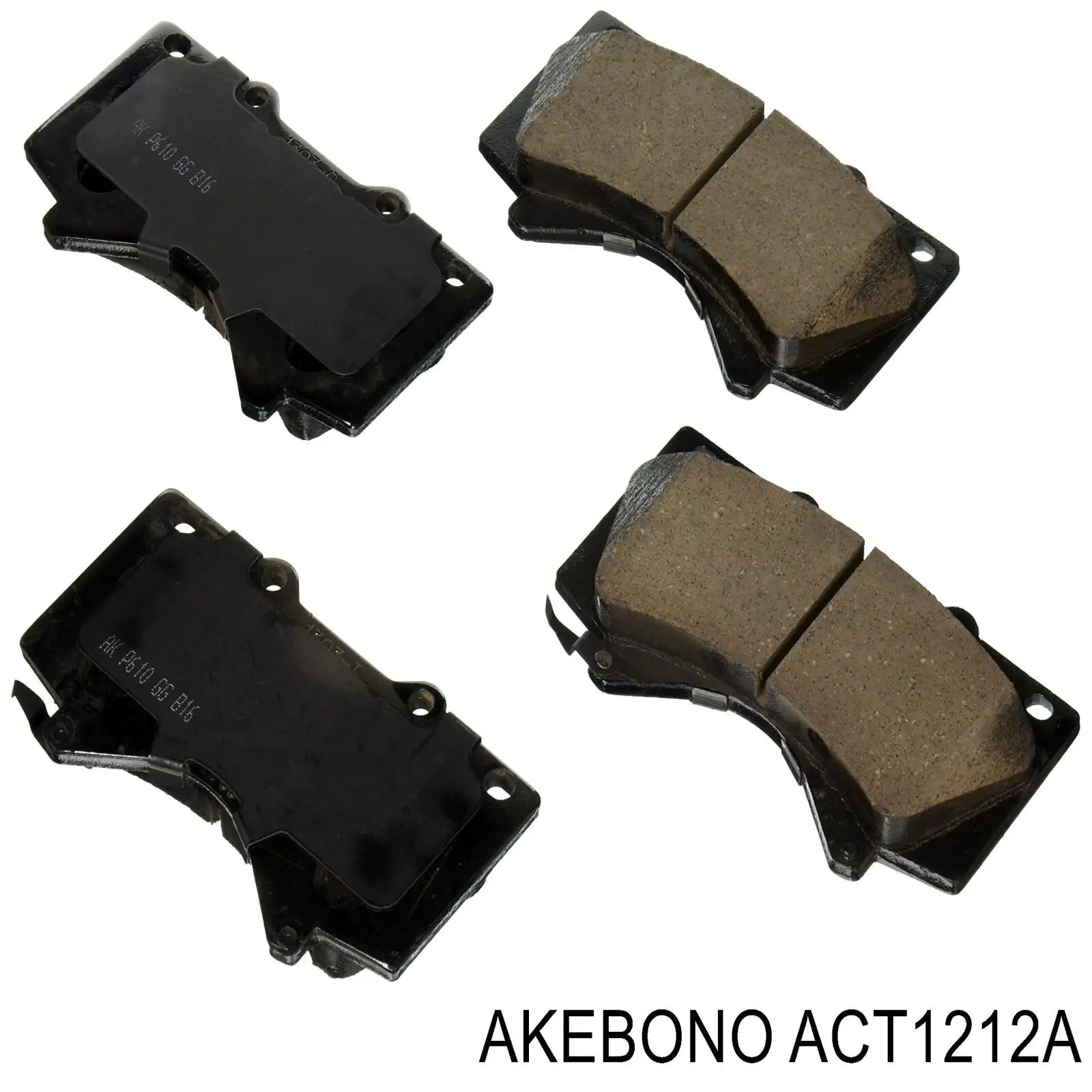 Задні гальмівні колодки Akebono ACT1212A ціна, від 22.80 USD