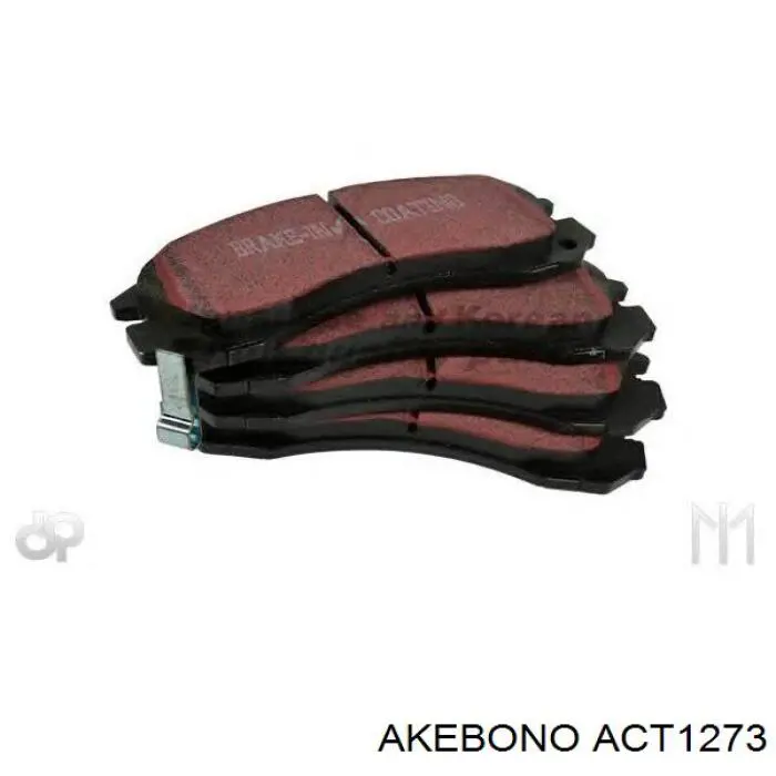 Передні тормозні колодки ACT1273 Akebono