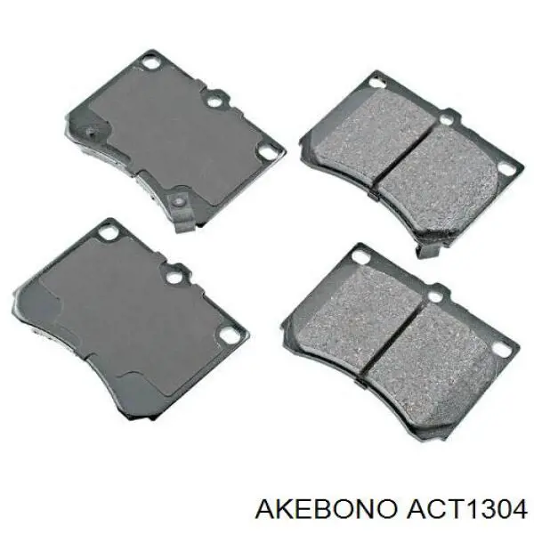 ACT1304 Akebono Колодки гальмівні задні, дискові