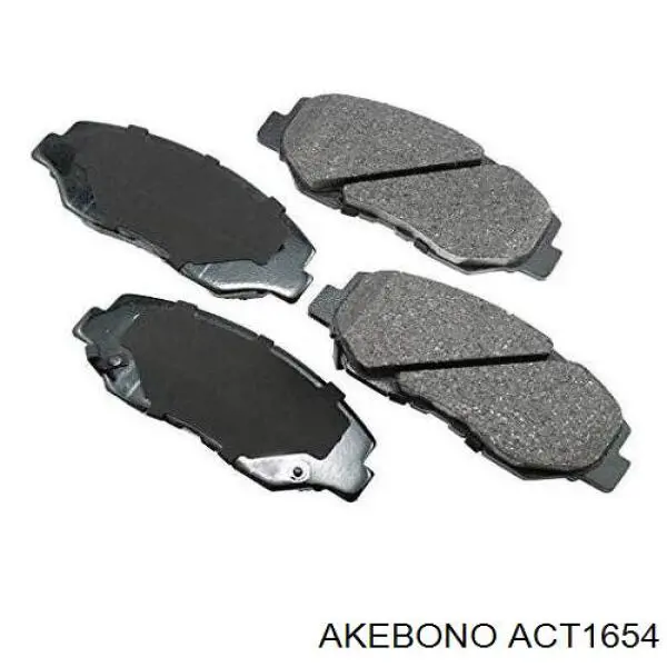 Передні тормозні колодки ACT1654 Akebono