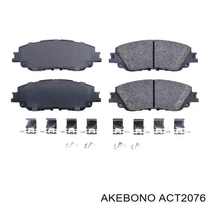 Передні тормозні колодки ACT2076 Akebono