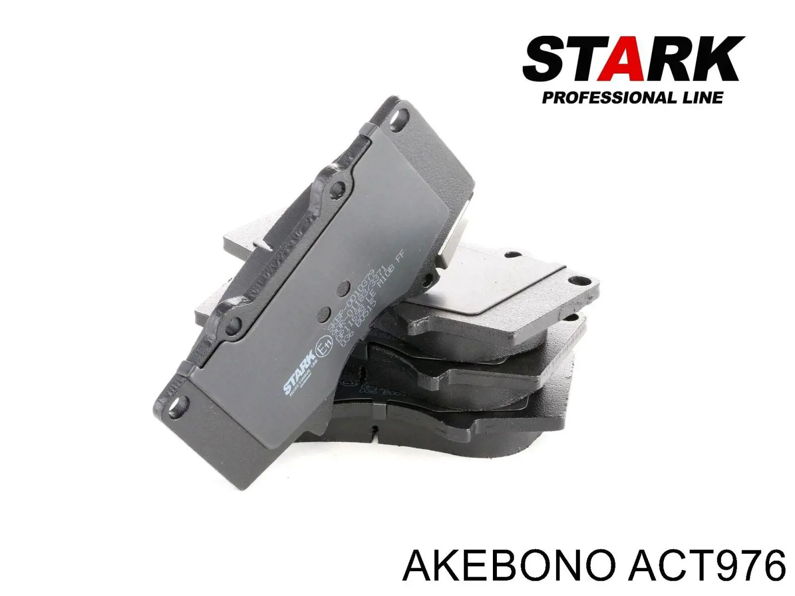 Купити ACT976 Akebono Колодки гальмівні передні, дискові