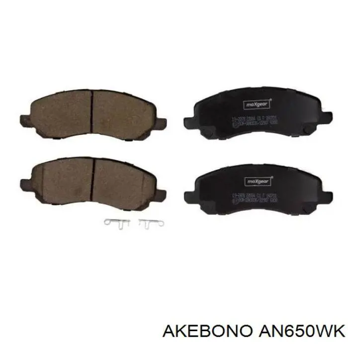Купити AN650WK Akebono Колодки гальмівні передні, дискові