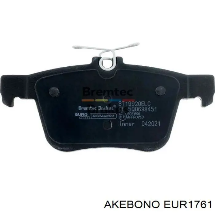 Задні гальмівні колодки Akebono EUR1761 ціна, від 27.92 USD