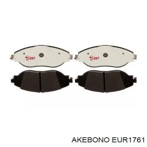 Задні гальмівні колодки EUR1761 Akebono