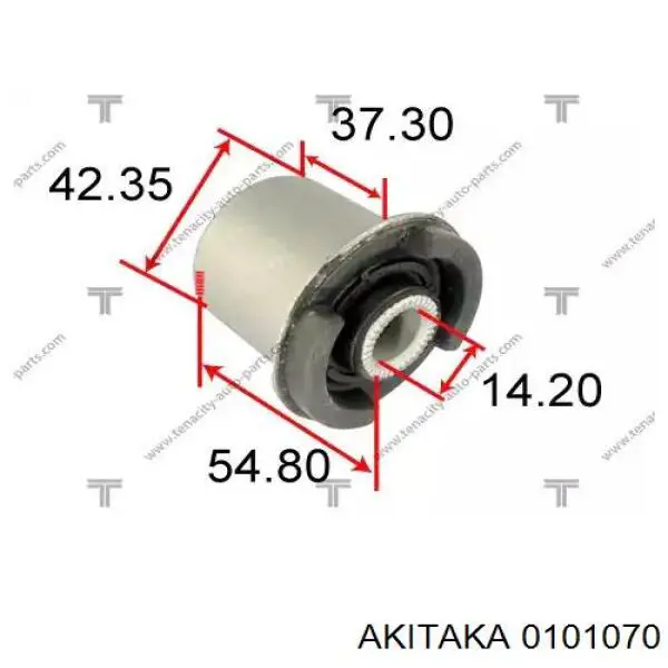 Купити 0101070 Akitaka Сайлентблок передньої підвіски