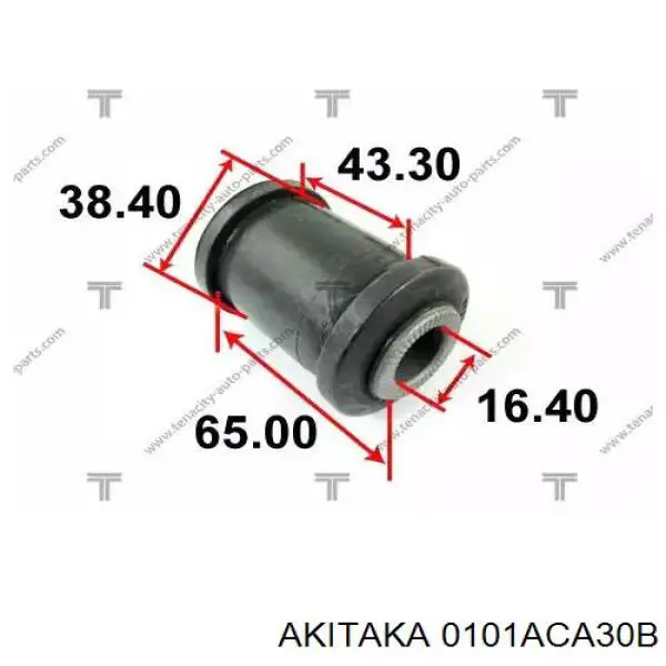 0101ACA30B Akitaka Сайлентблок переднього нижнього важеля