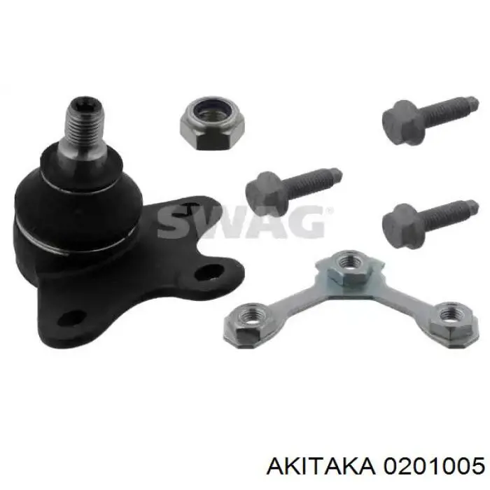 Сайлентблок заднього поперечного важеля 0201005 Akitaka