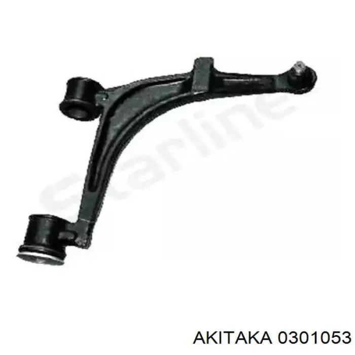 Сайлентблок заднього поперечного важеля 0301053 Akitaka