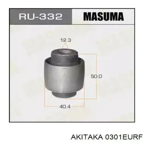 Сайлентблок заднього нижнього важеля Akitaka 0301EURF ціна, від 12.12 USD