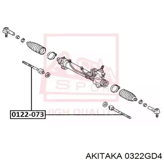 Тяга рульова ліва 0322GD4 Akitaka