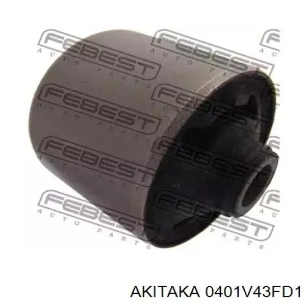 0401V43FD1 Akitaka Сайлентблок траверси кріплення переднього редуктора, лівий