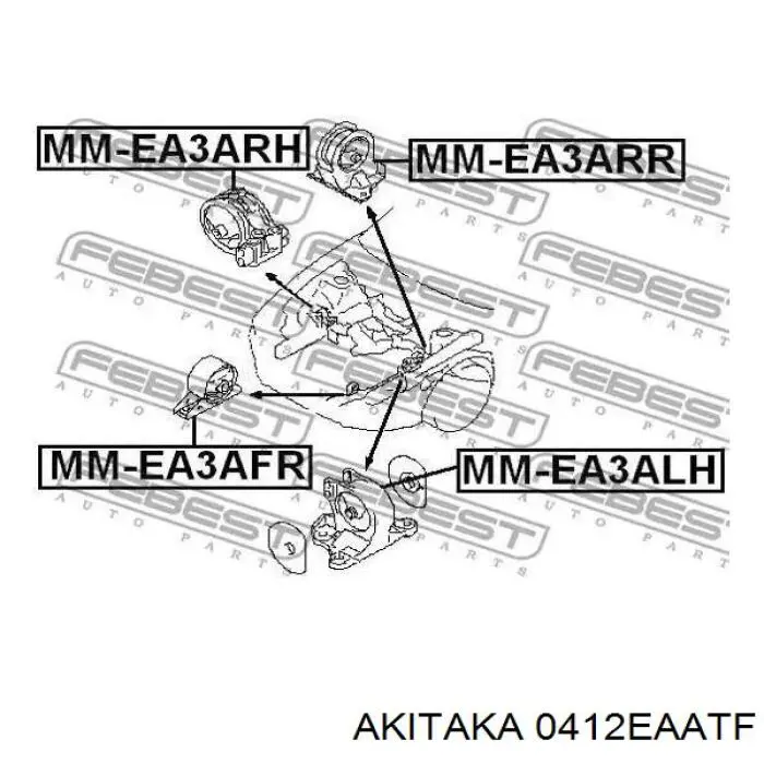 Купити MR333818 Chrysler Подушка двигуна передня