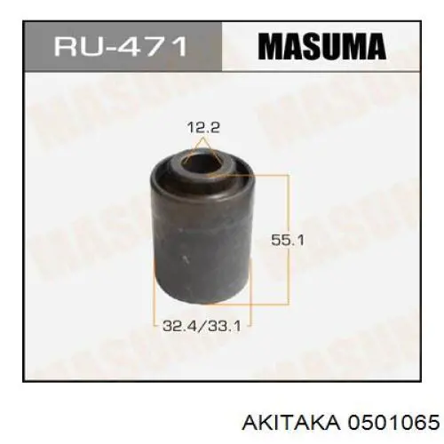 Купити 0501065 Akitaka Сайлентблок заднього нижнього важеля