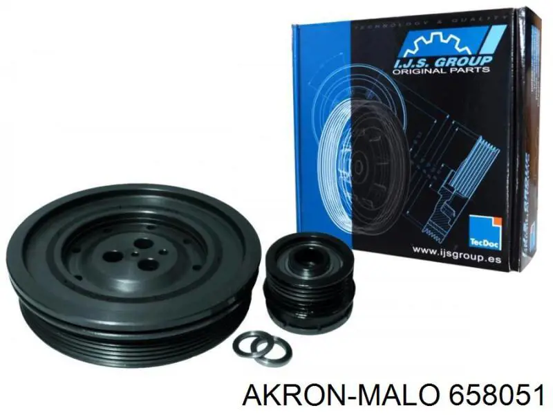 Шків колінвала (демпфер ) Akron Malo 658051 ціна, від 64.40 USD