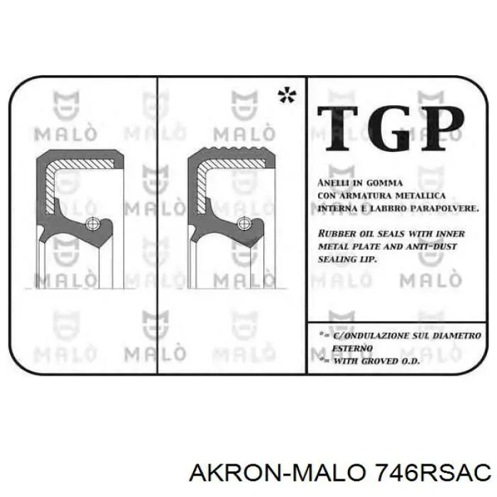 Купити A0010304724 Mercedes Сальник піввісі переднього моста, лівої