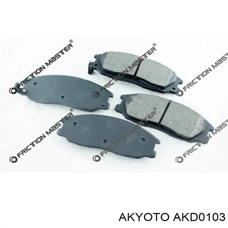 Купити AKD0103 Akyoto Колодки гальмівні передні, дискові