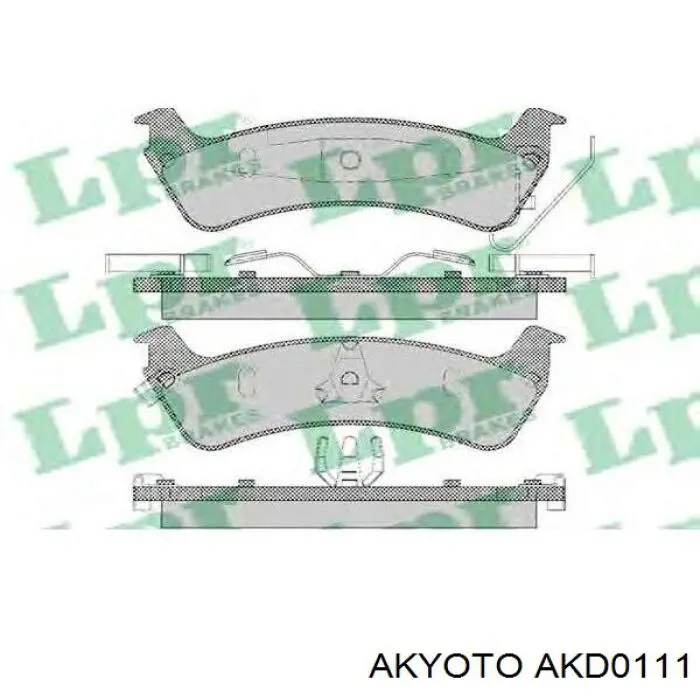 Задні гальмівні колодки 4762101 Chrysler