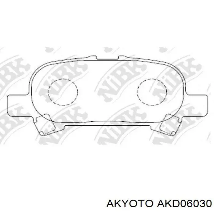 Задні гальмівні колодки ADT342222 Blue Print
