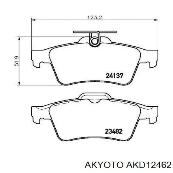 50330 Japko Передні гальмівні колодки