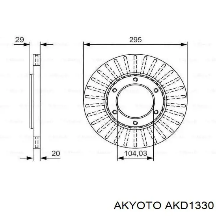Задні дискові колодки AMP/Paradowscy BR1001