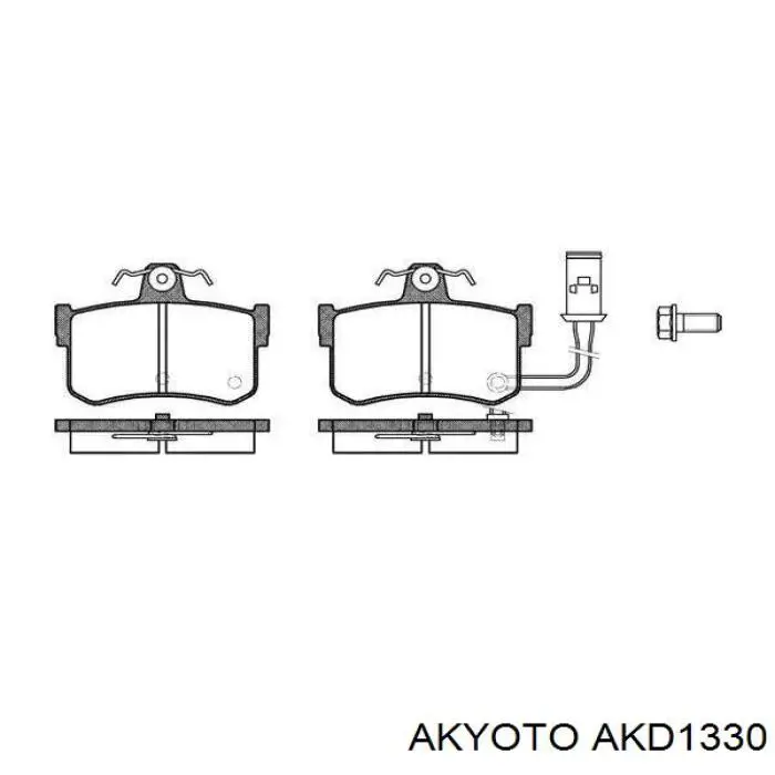 Купити C26001 Kashiyama Задні колодки