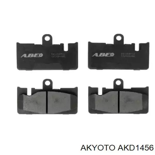 AKD1456 Akyoto Колодки гальмівні задні, дискові