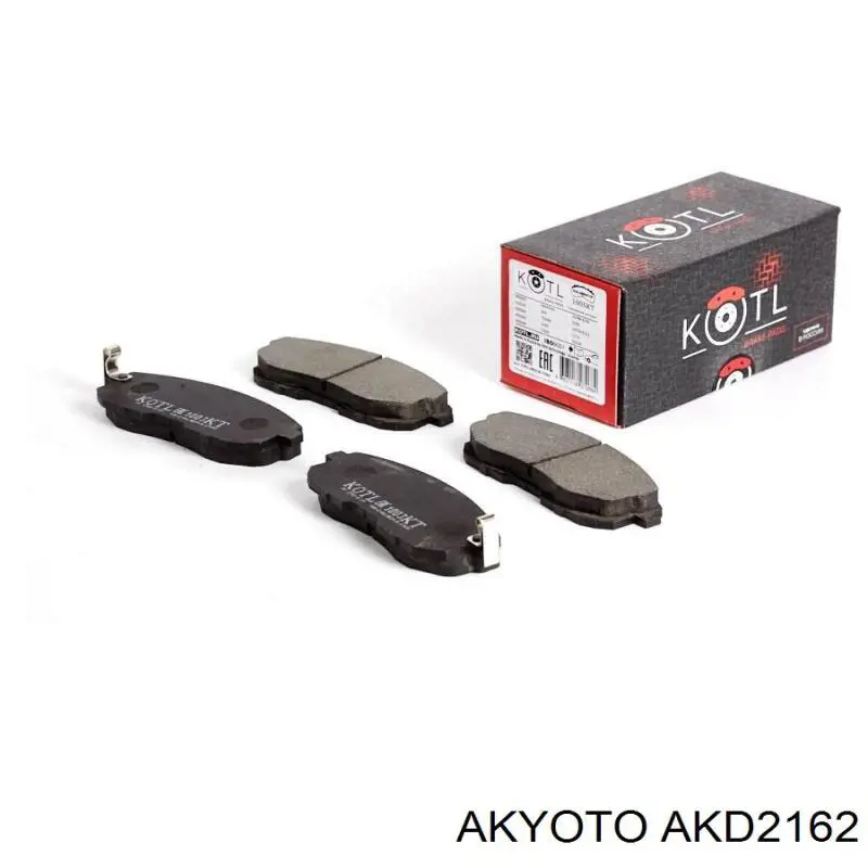 Купити AKD2162 Akyoto Колодки гальмівні передні, дискові