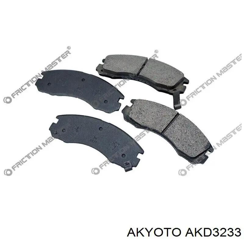AKD3233 Akyoto Передні гальмівні колодки