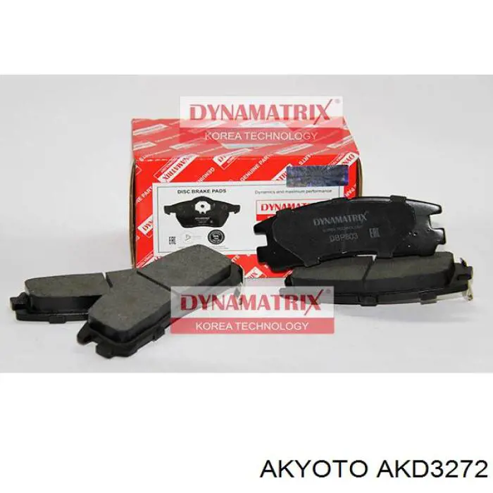 Задні гальмівні колодки Akyoto AKD3272 ціна, від 15.85 USD