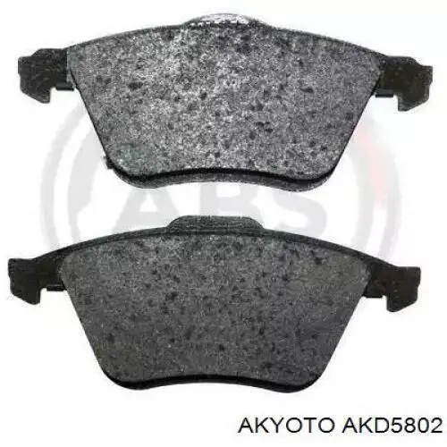 AKD5802 Akyoto колодки гальмівні передні, дискові