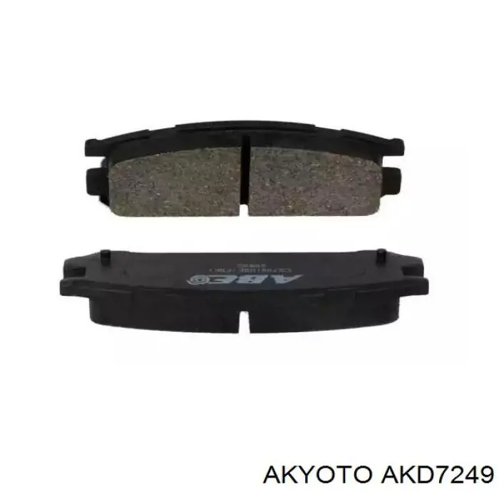 Купити AKD7249 Akyoto Задні колодки