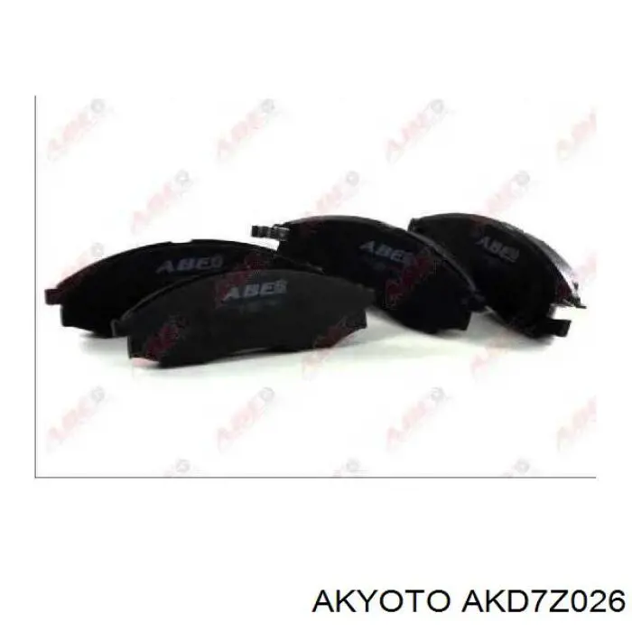 Передні тормозні колодки AKD7Z026 Akyoto
