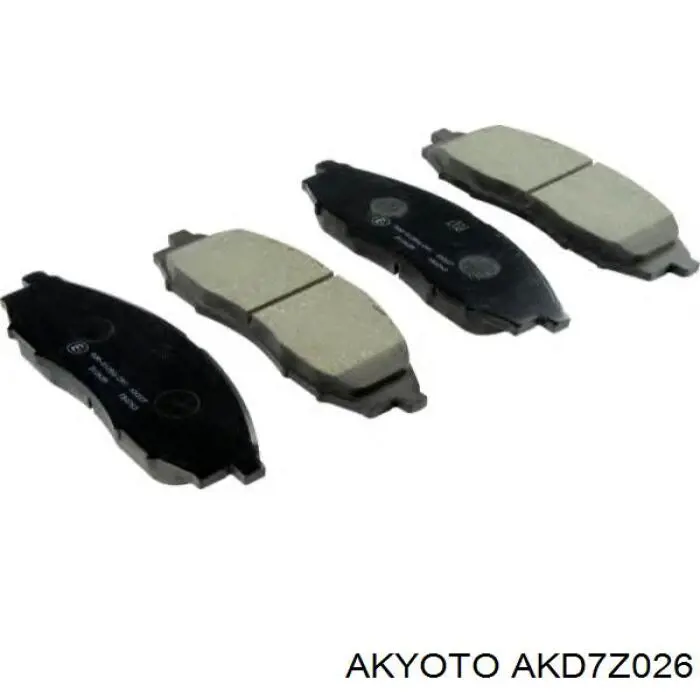AKD7Z026 Akyoto Передні гальмівні колодки