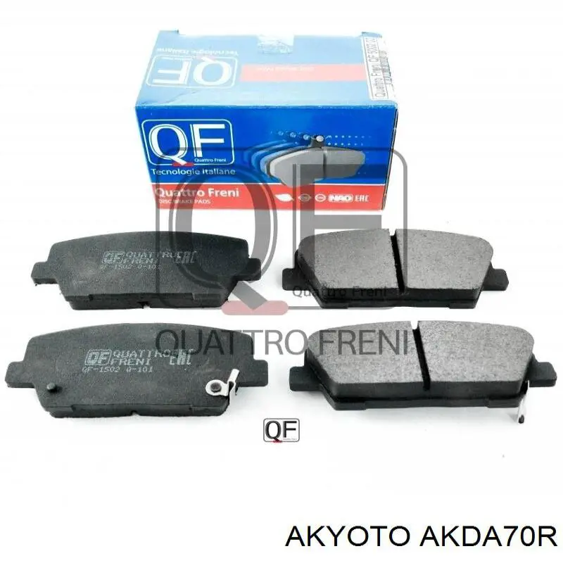 Купити AKDA70R Akyoto Задні колодки