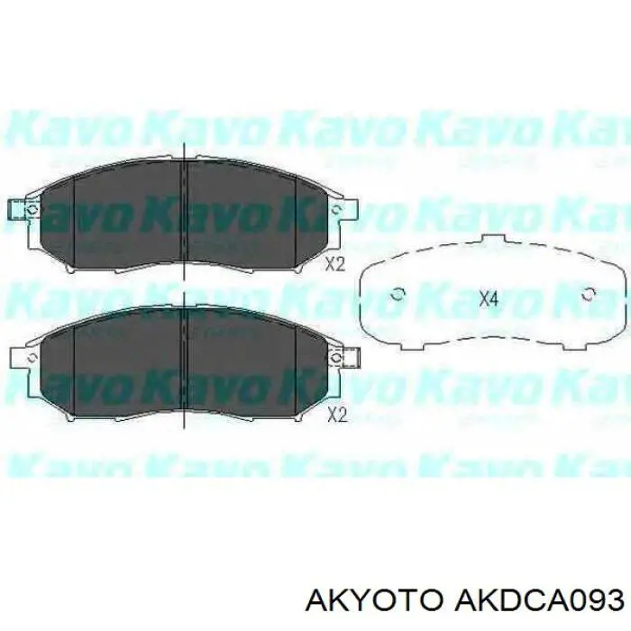 Колодки гальмівні передні, дискові AKDCA093 Akyoto