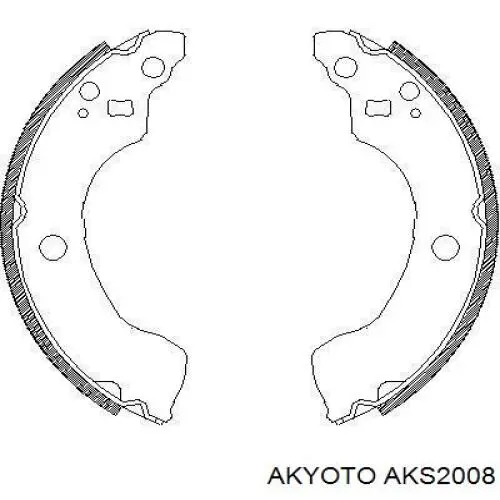 Купити AKS2008 Akyoto Колодки гальмові задні, барабанні