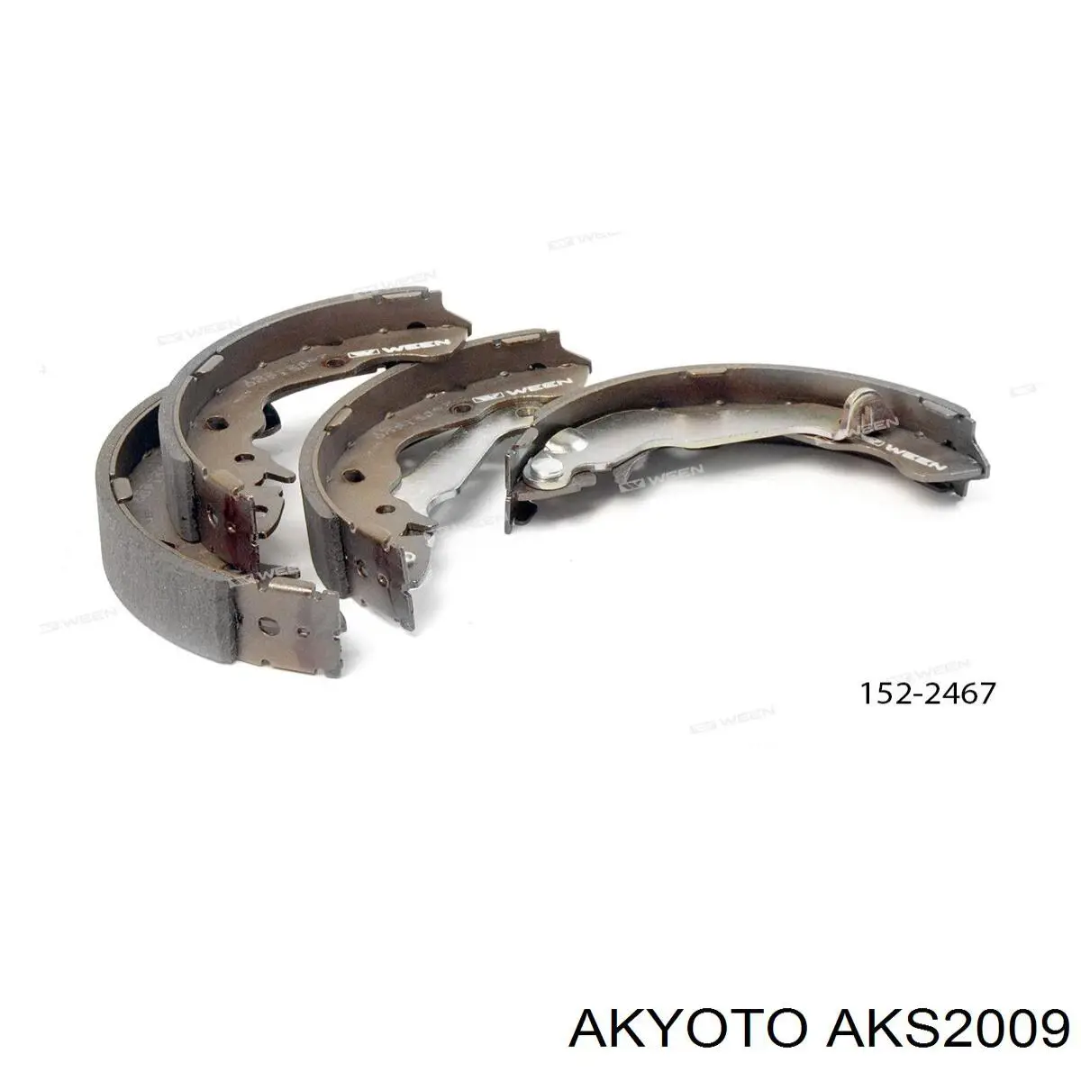 Купити AKS2009 Akyoto Колодки гальмові задні, барабанні