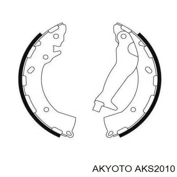 Купити AKS2010 Akyoto Колодки гальмові задні, барабанні