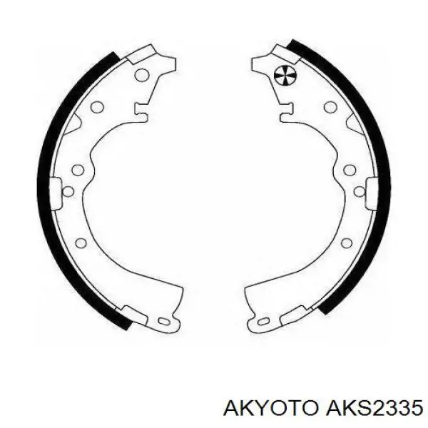 Колодки гальмові задні, барабанні 0449528170 Toyota