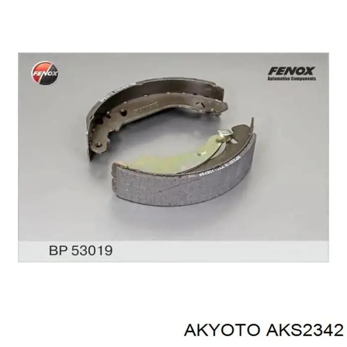 Колодки гальмові задні, барабанні Akyoto AKS2342 ціна, від 17.36 USD