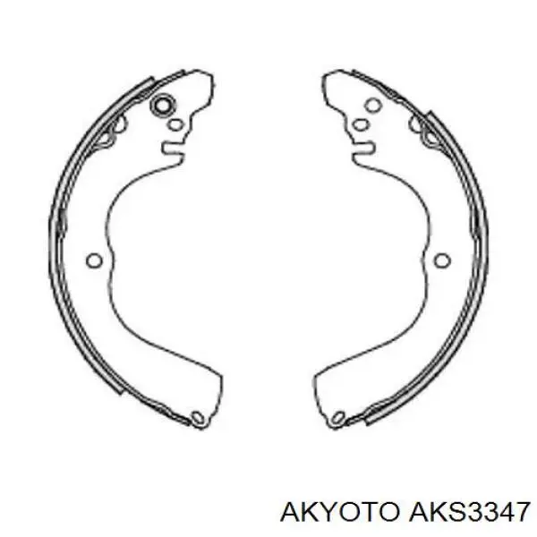 Купити BD0527 AMP/Paradowscy Колодки гальмові задні, барабанні