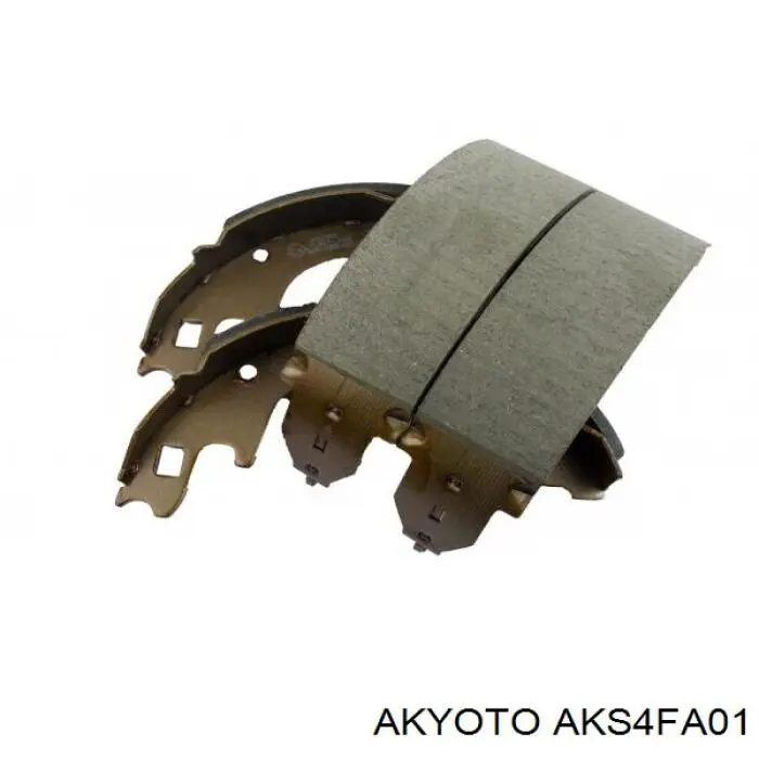 AKS4FA01 Akyoto колодки гальмові задні, барабанні