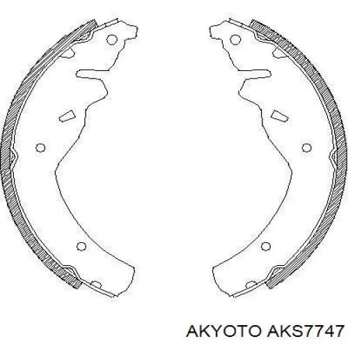 Колодки гальмові задні, барабанні Akyoto AKS7747 ціна, від 24.45 USD