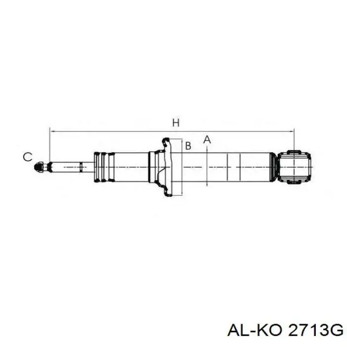 Амортизатор задній 2713G Al-ko